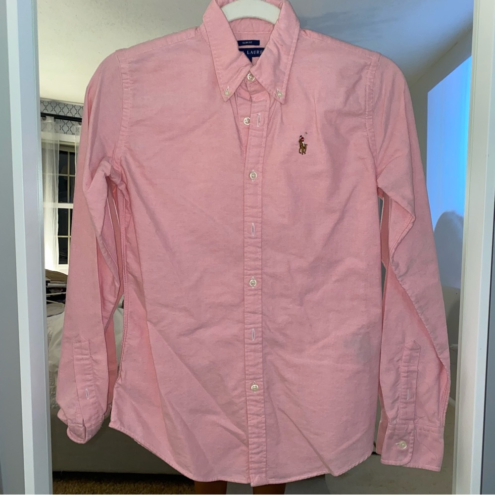 Ralph Lauren pink Oxford Slim fit
